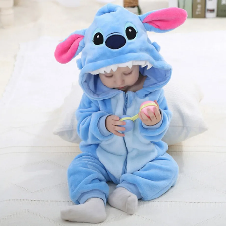 Overal pro batolata - Kawaii Stitch