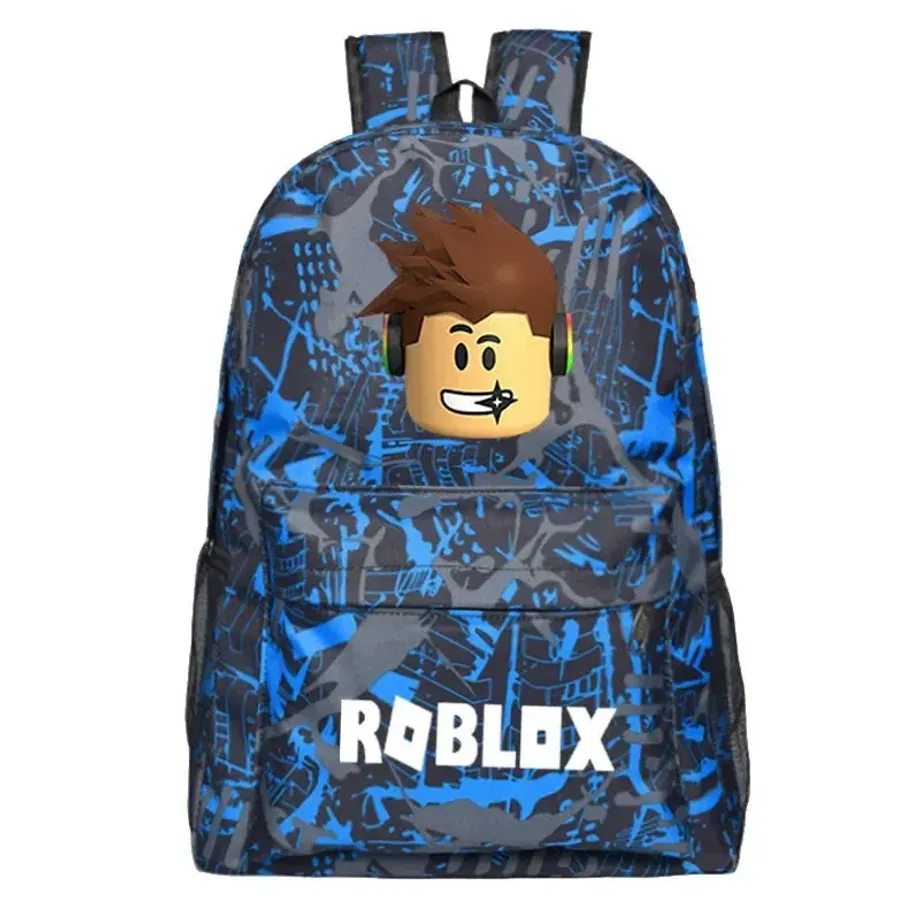 Dětský barevný školní batoh v různých provedeních s motivy hry Roblox