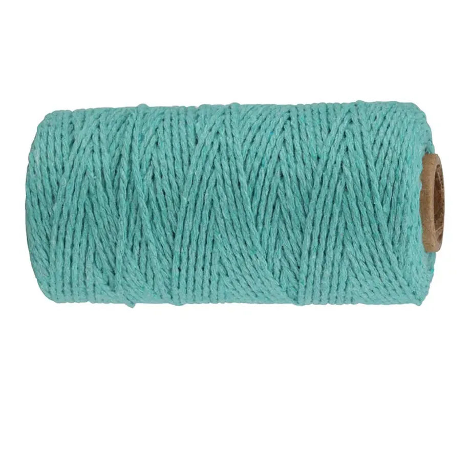 2mm 100M Makramový Cord - 100% Bavlněné Lano pro DIY Projekte