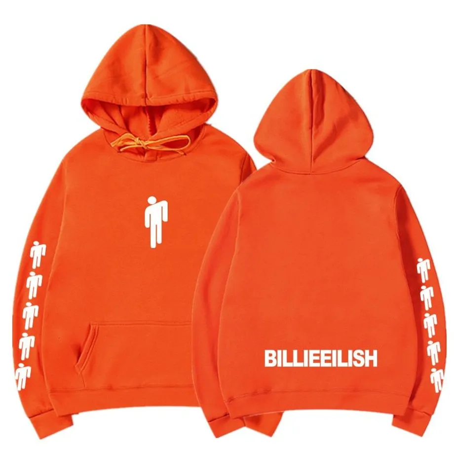 Unisex mikina Billie Eilish orange-83 m