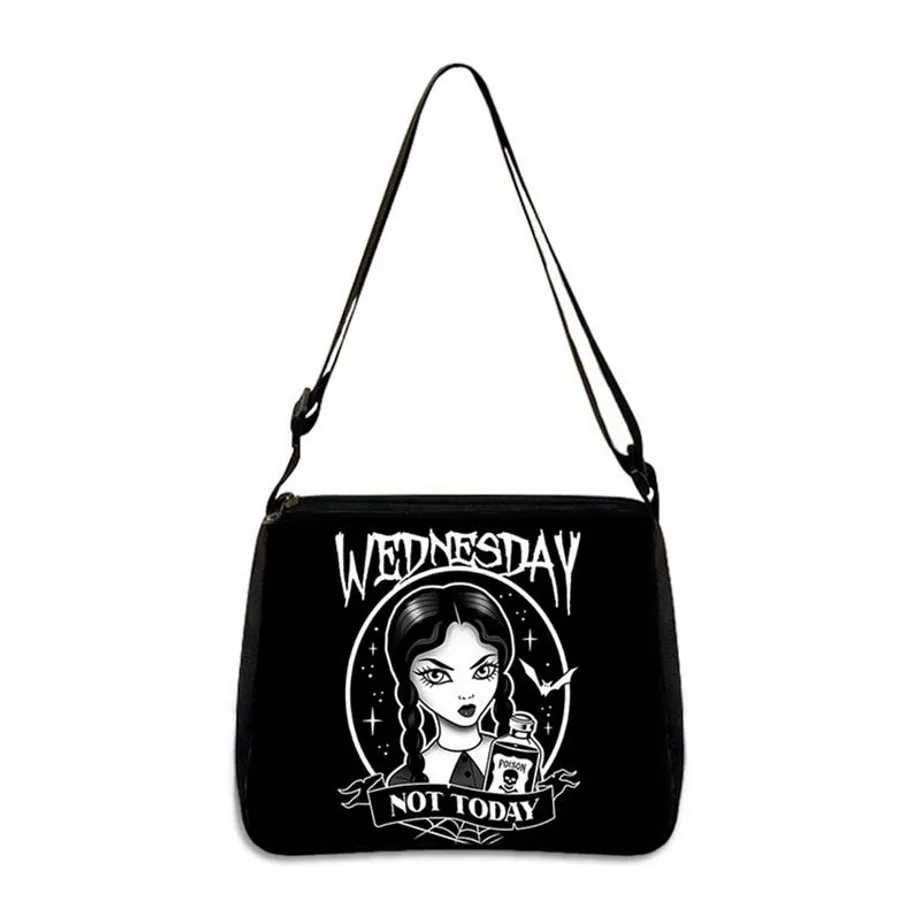 Unisex crossbody taška s motivy z oblíbeného seriálu Wednesday