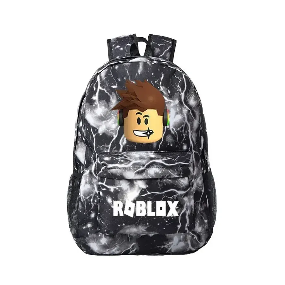 Dětský barevný školní batoh v různých provedeních s motivy hry Roblox