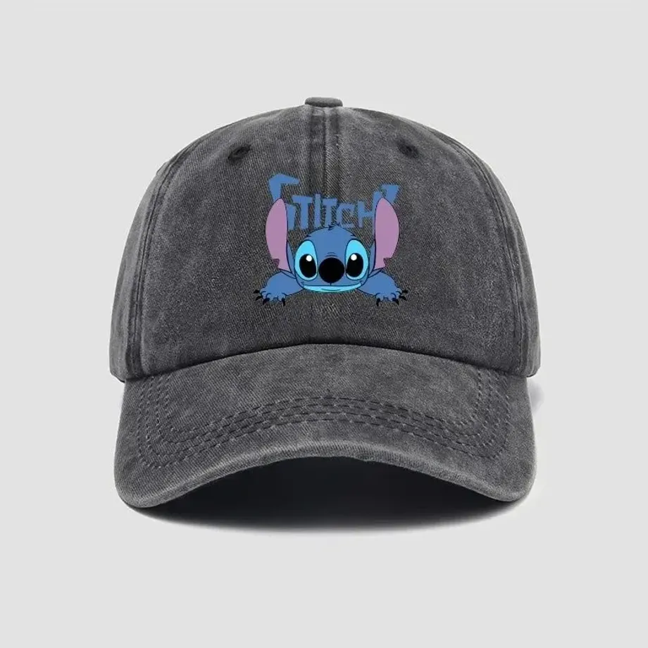 Dětská unisex trendy stylová kšiltovka s motivem oblíbené postavičky Stitch