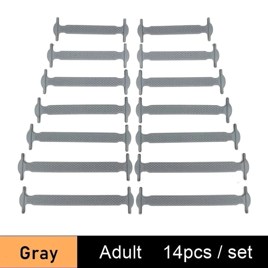 Silikonové elastické tkaničky Kreativní líné bez kravaty Šněrování tkaniček Děti Dospělé tenisky Rychlé tkaničky Zapatillas