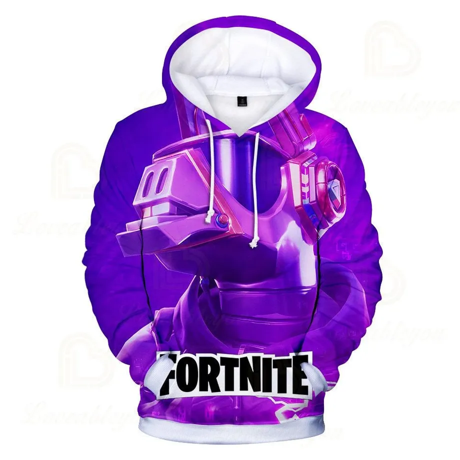 Unisex trendy mikina s potiskem Fortnite