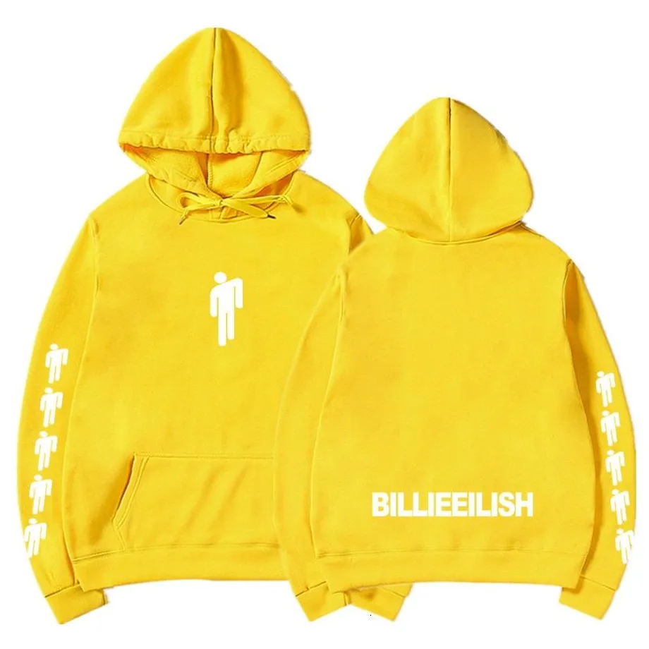 Unisex mikina Billie Eilish yellow-83 s