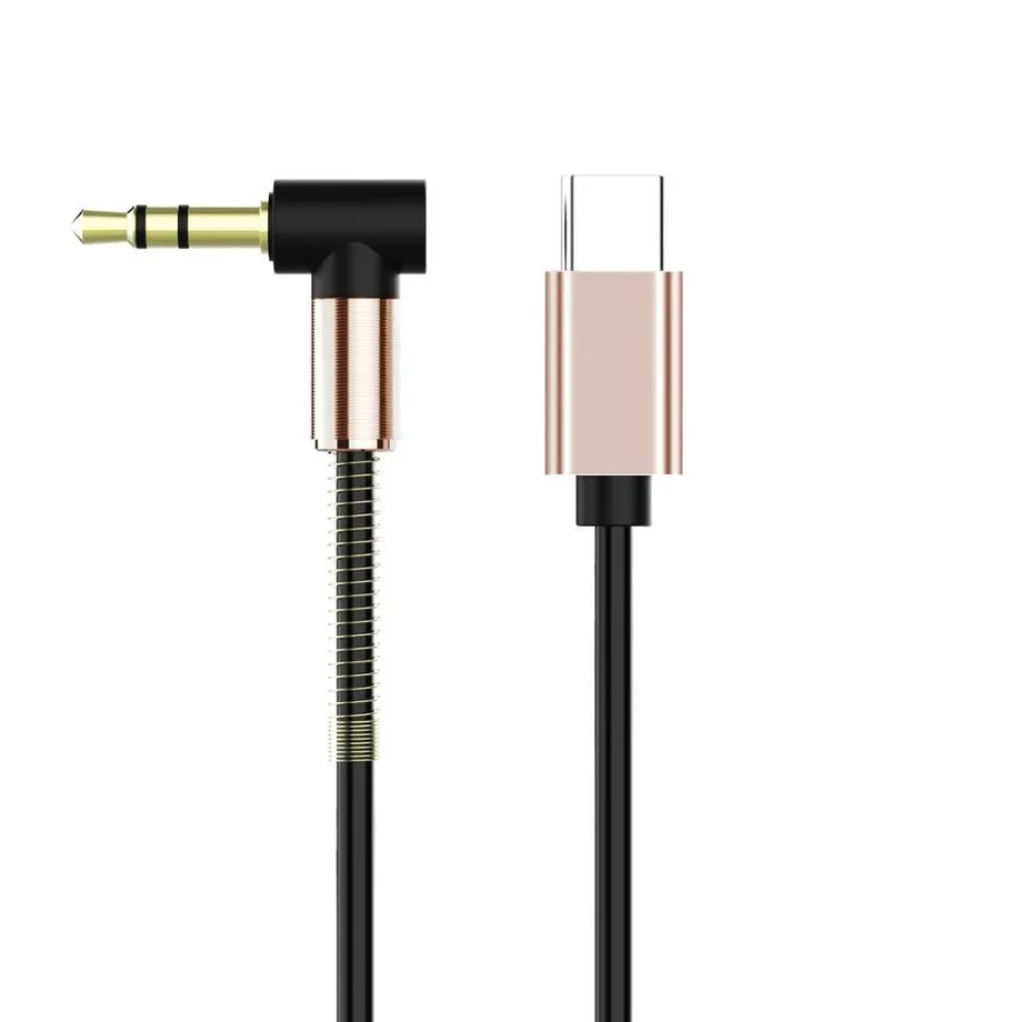 Flexibilní kabel AUX 3,5mm jack na USB-C