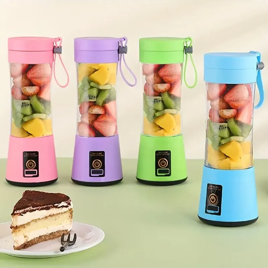 Prémiový elektrický USB blender na cesty - kapesní mixér na proteinové nápoje a smoothie