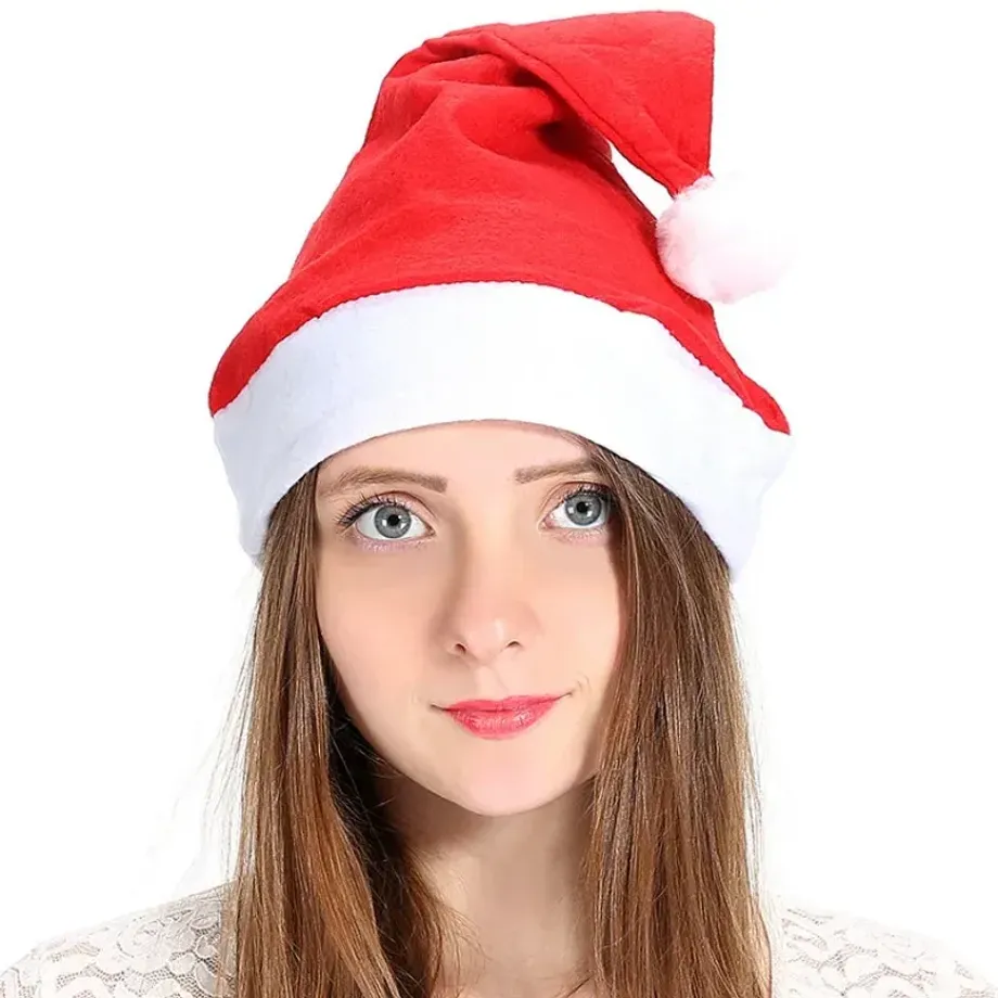 Vánoční čepice Santa pro dospělé a děti