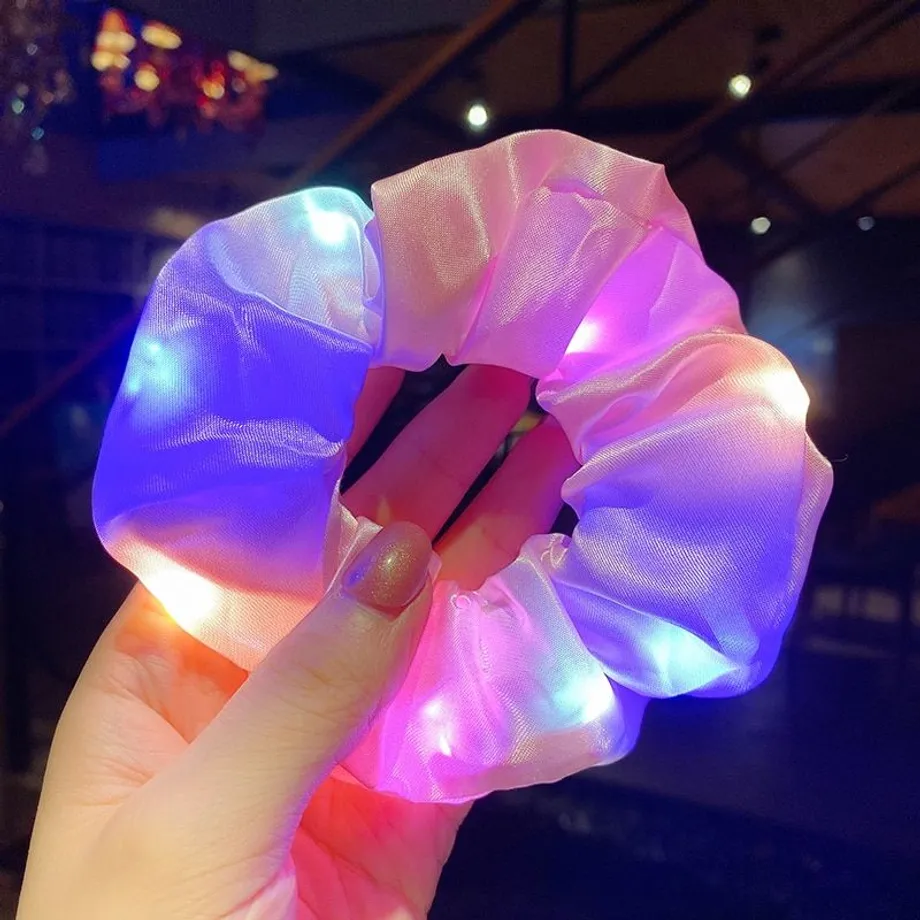 LED Scrunchies do vlasů