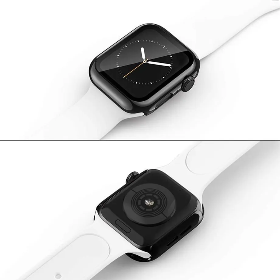 Silikonové pouzdro a tvrzené sklo na Apple watch