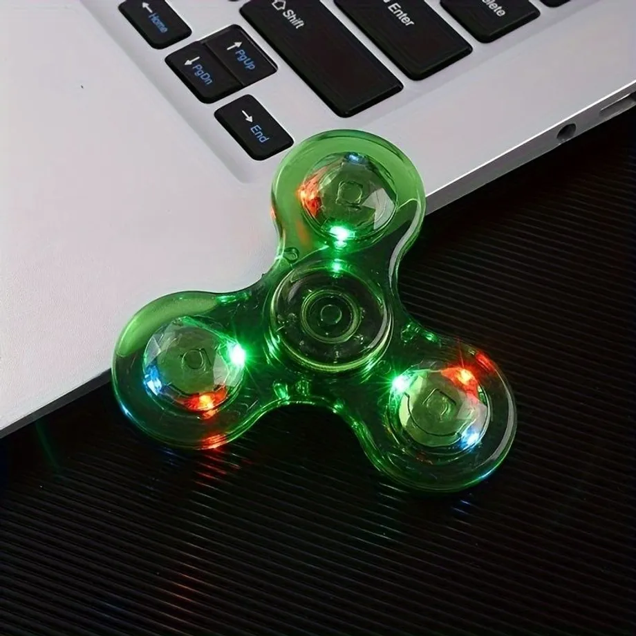 Barevný LED Fidget Spinner - Hvězda klidu pro malé šampiony