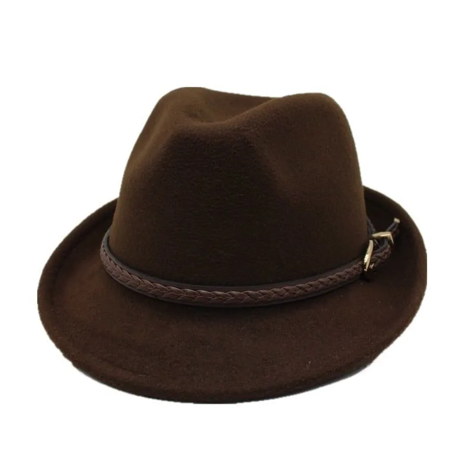 Německé plstěné klobouky Trilby Wool