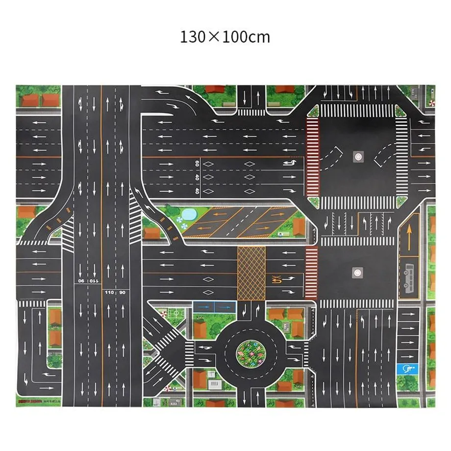 Dětská hrací podložka Silniční mapa