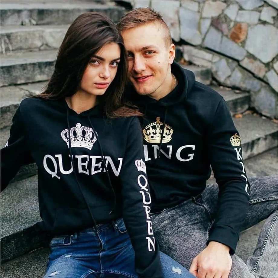 Mikiny pro páry KING a QUEEN