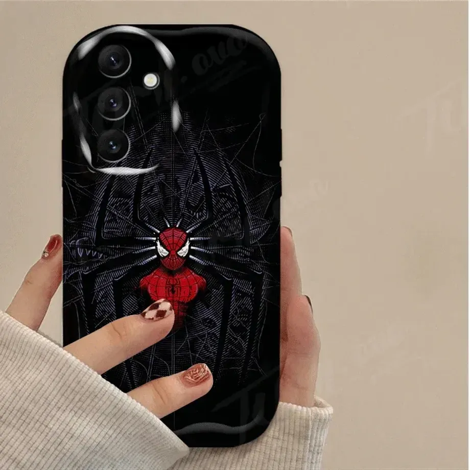 Trendy silikonový kryt s obrázky oblíbeného hrdiny Spider-man na telefony Samsung Galaxy