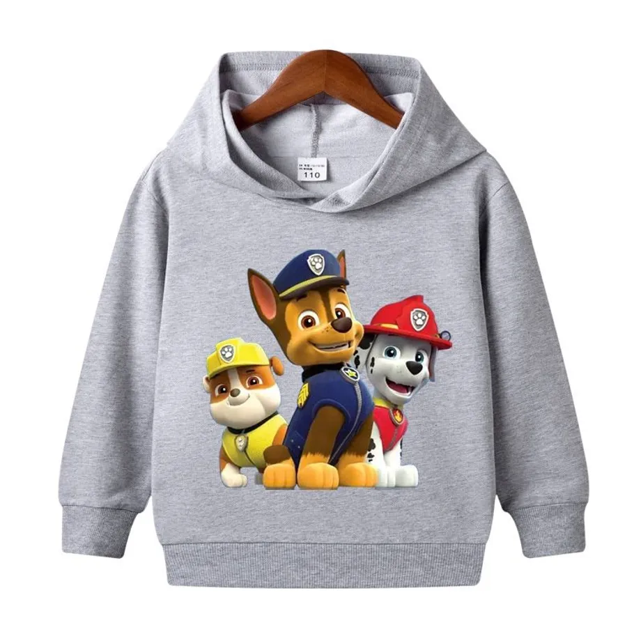 Dětská mikina s trendy potiskem oblíbené pohádky Paw Patrol