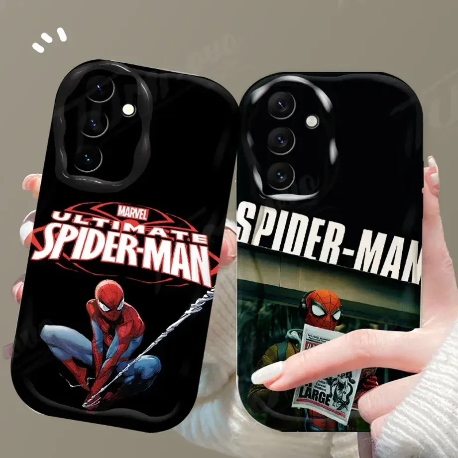 Trendy silikonový kryt s obrázky oblíbeného hrdiny Spider-man na telefony Samsung Galaxy