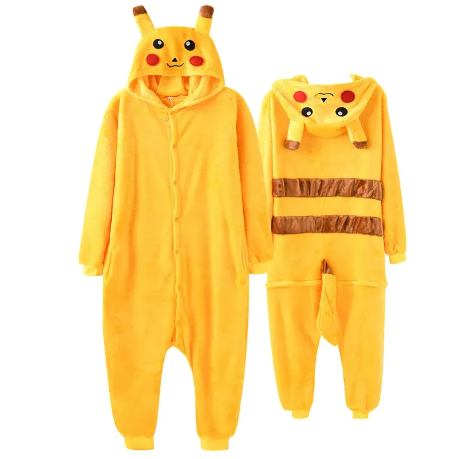 Overal cosplay pro dospělé v provedení Pokémon - Pikachu nebo Charmander