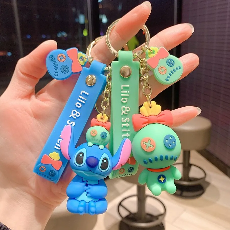 Roztomilý silikonový přívěsek Stitch