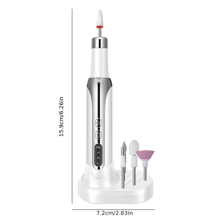 Profesionální elektrická sada na manikúru a pedikúru s bruskou na nehty