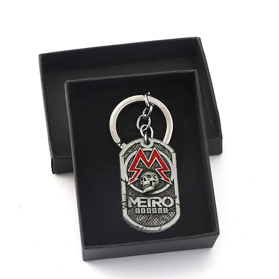 Luxusní řetízek ze hry Metro Exodus 2033 keychain box