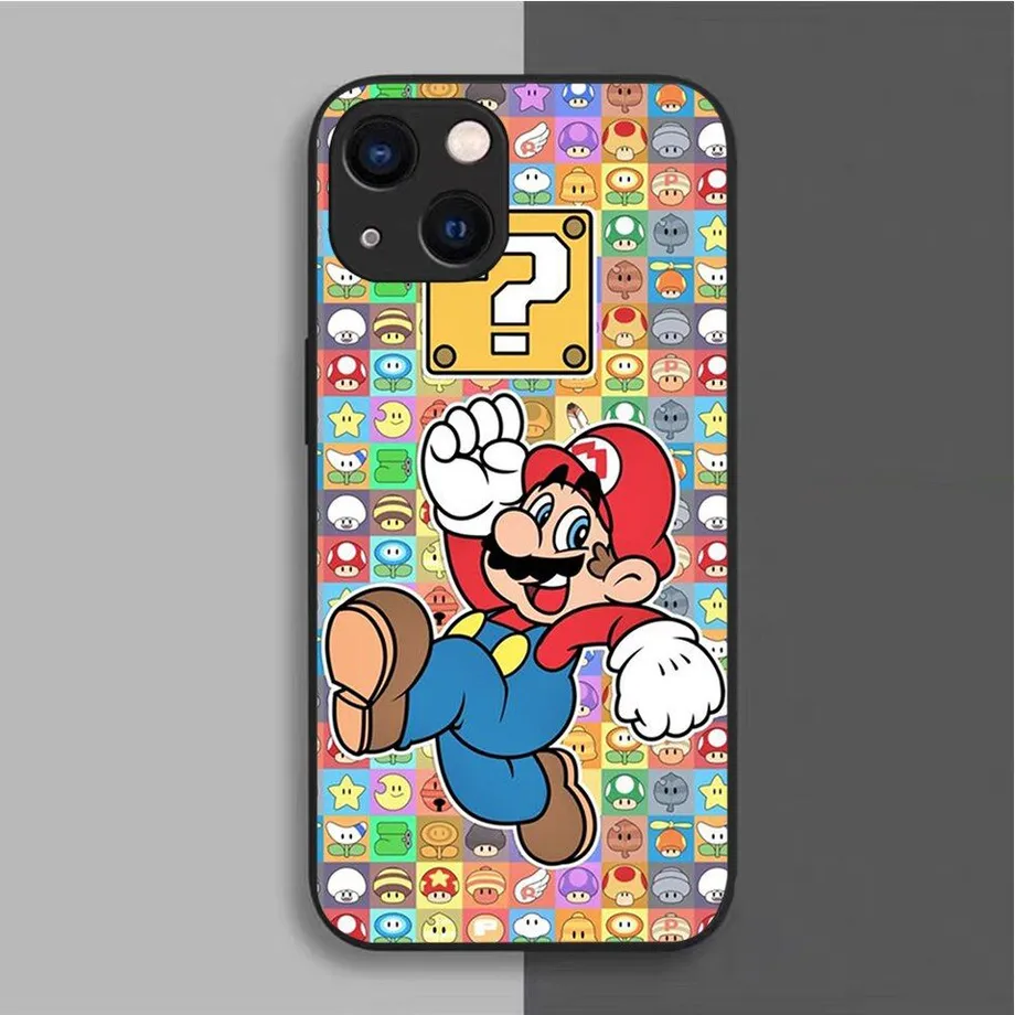 Stylový kryt na telefony Samsung s motivy animovaného Super Mario a jeho kamarádů