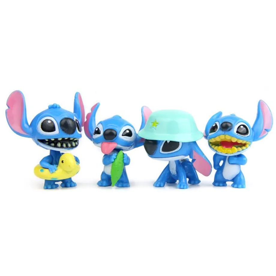 Dětská kreativní sada figurek oblíbené animované postavičky Stitch - 10 ks