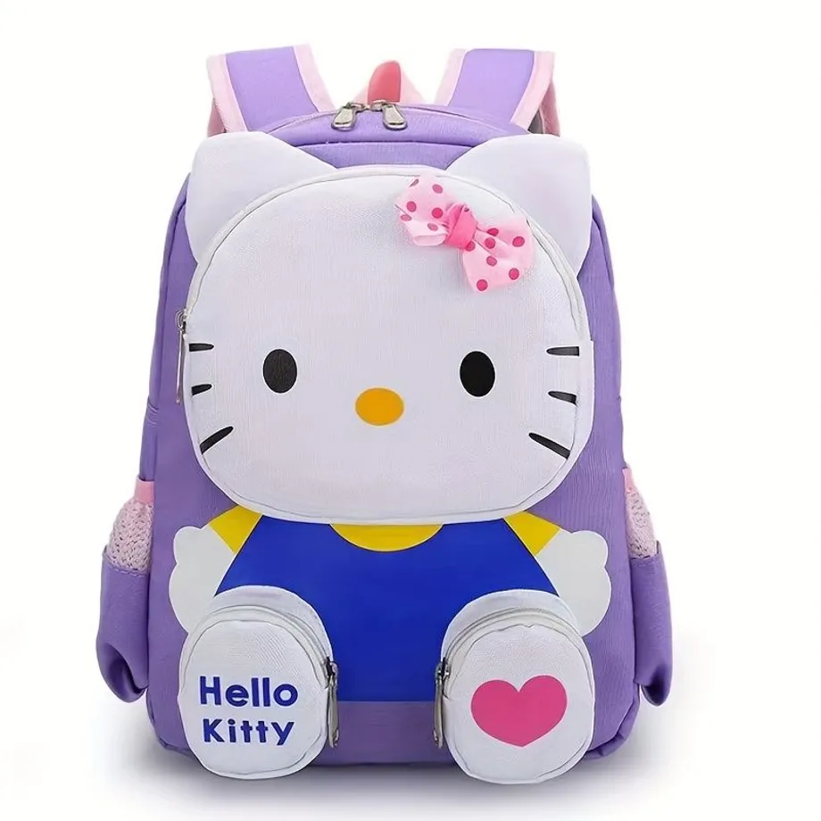 Dětský batoh s motivem Hello Kitty - malý, módní, roztomilý