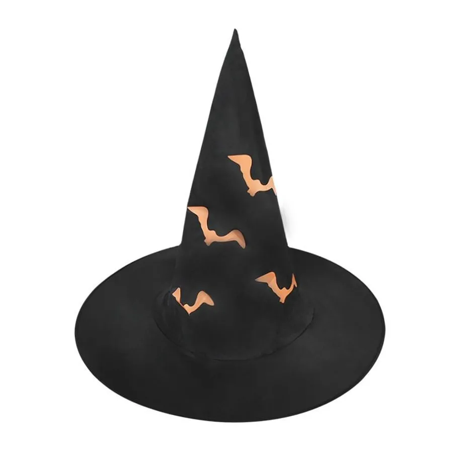 Halloweenský čarodějnický klobouk ke kostýmu