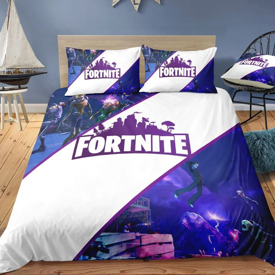 Stylové povlečení s trendy potiskem motivů Fortnite