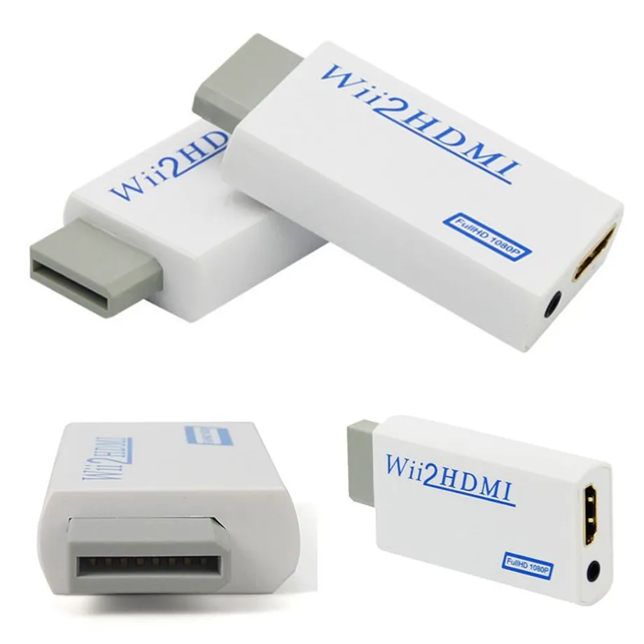 Wii2HDMI audio a video adaptér pro konzole Wii - Bílý