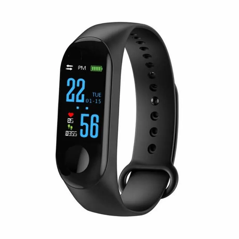 Fitness hodinky M3- ProSmart band s barevným OLED displejem