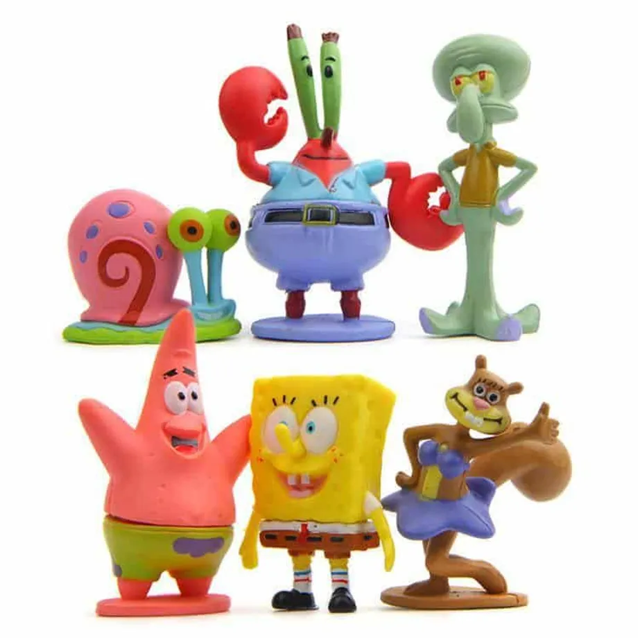 Dětské figurky Sponge Bob | Sada 8-mi ks