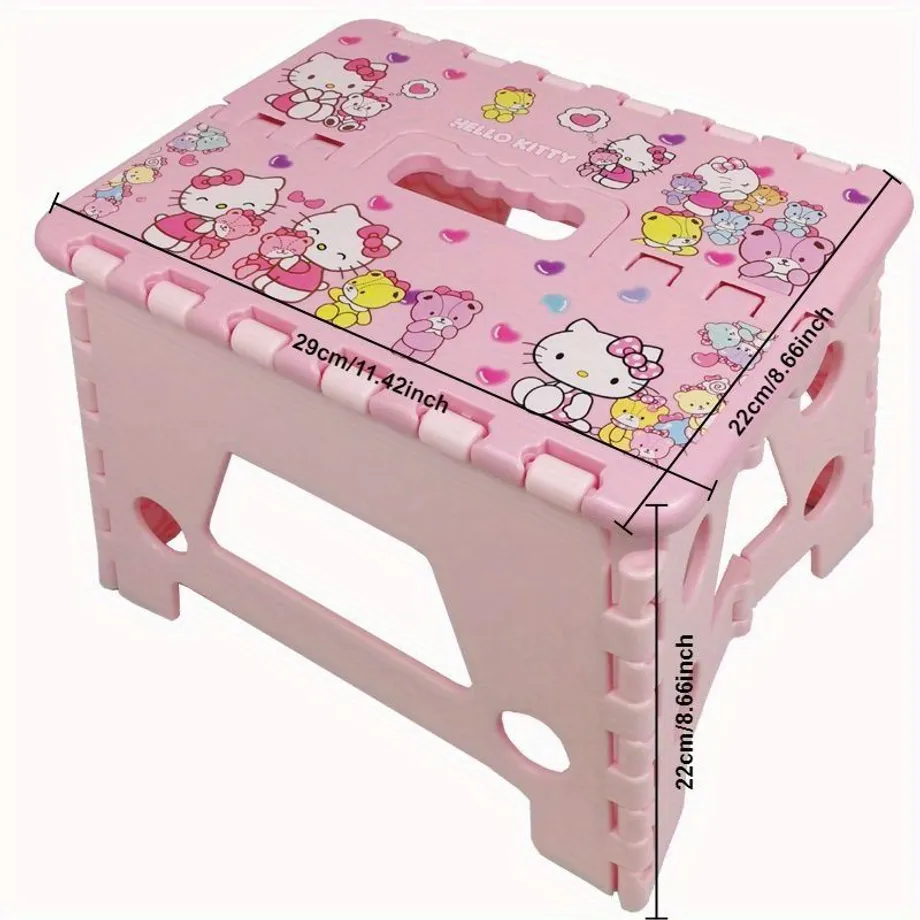 Skládací stolička Hello Kitty šetřící prostor