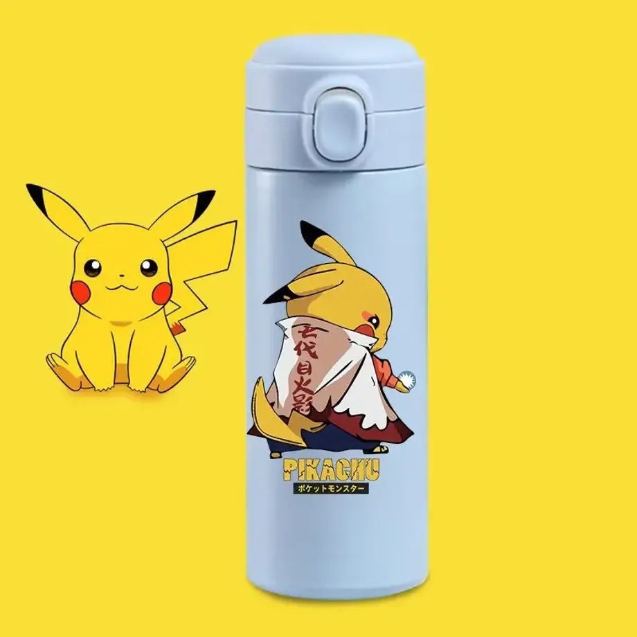 Dětská láhev na vodu s vtipnými motivy oblíbených Pokémonů