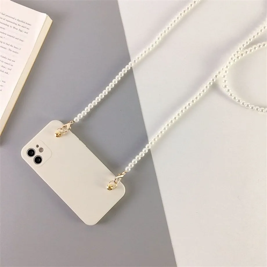 Krásné perličkové crossbody pouzdro na iPhone