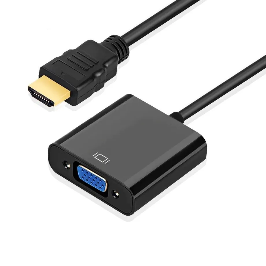 Redukce HDMI na VGA audio výstupem černá Brighton