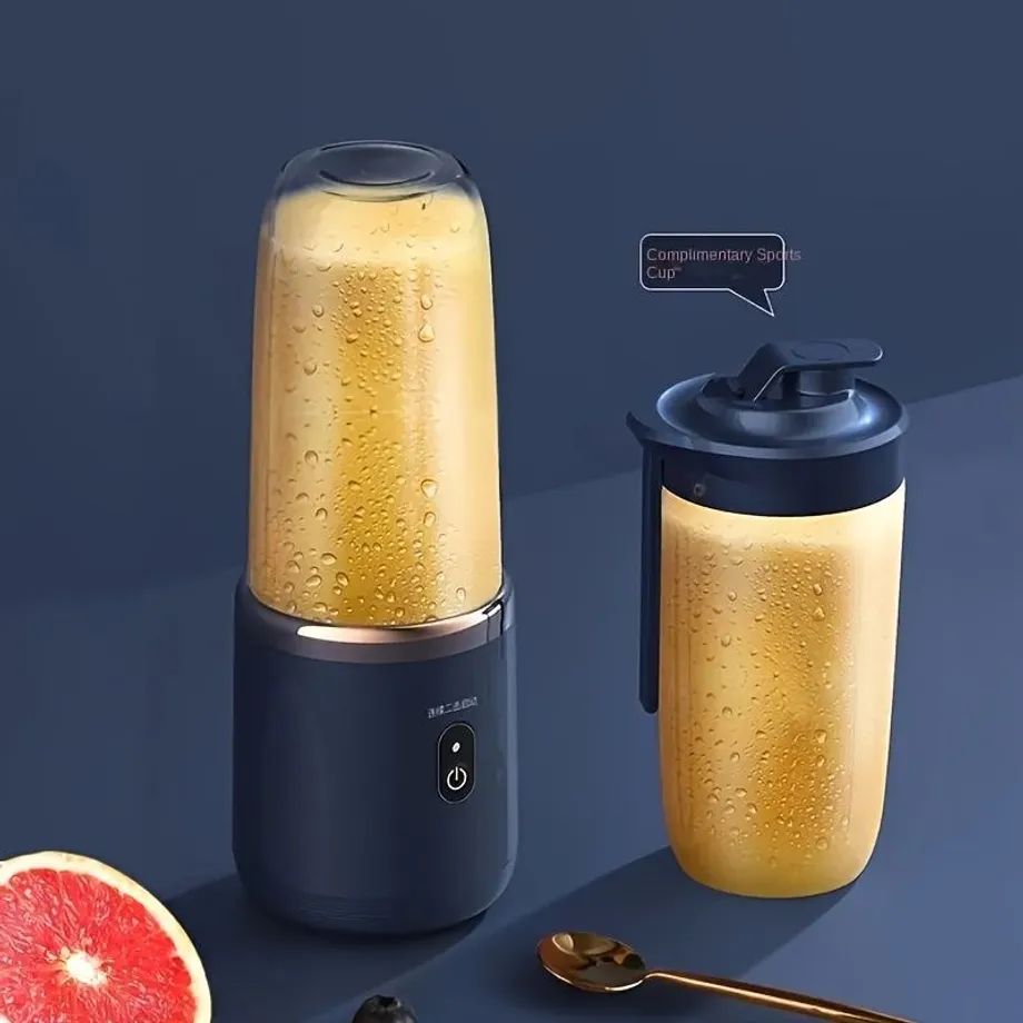 Kompaktní USB Mixér s 6 Čepelemi - Ideální pro Smoothie, Sekání Ledů a Další