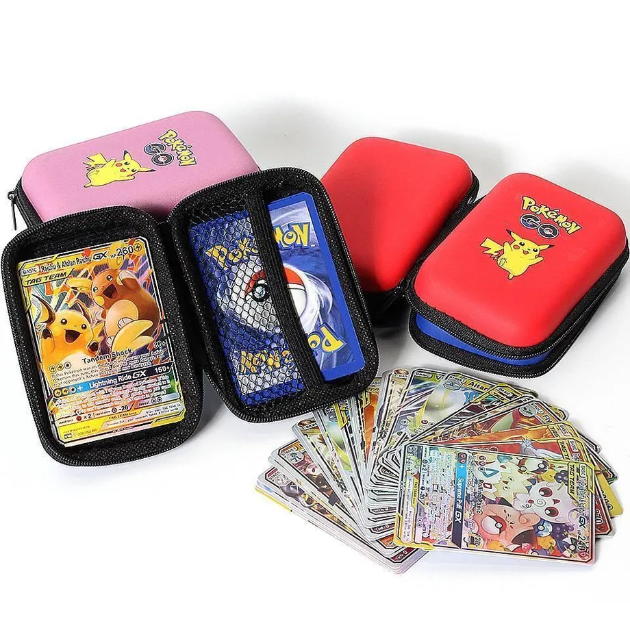 Pokémon úložný box na kartičky + 10 ks kartiček