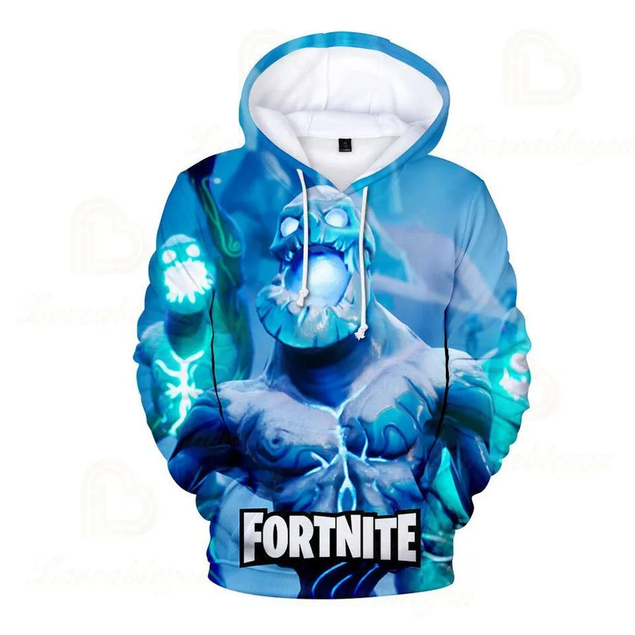 Unisex trendy mikina s potiskem Fortnite