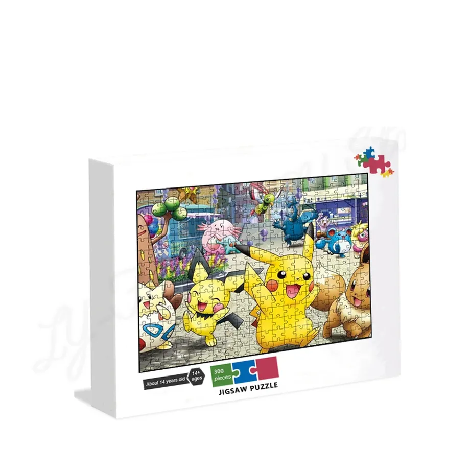 Trendy puzzle s obrázkem hrdinů z pohádek Pokémon - 300 ks