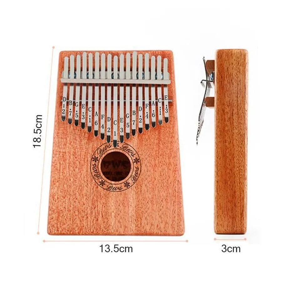 Kalimba Thumb Piano, 17 kláves