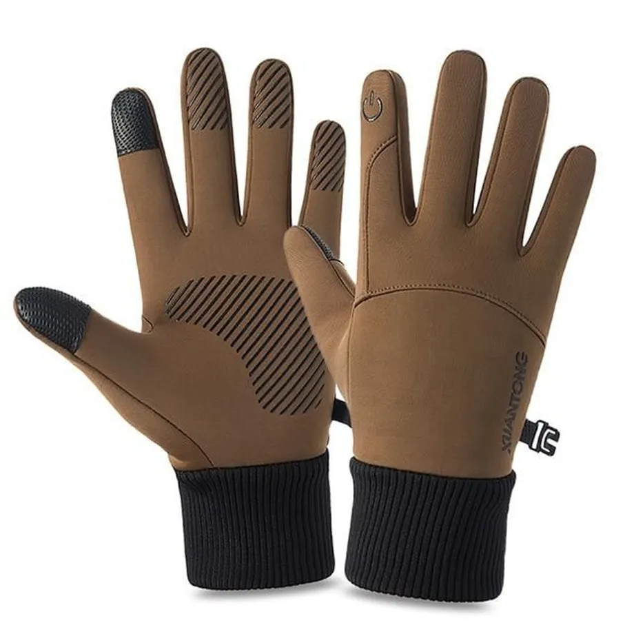 Outdoorové sportovní rukavice brown-gloves m