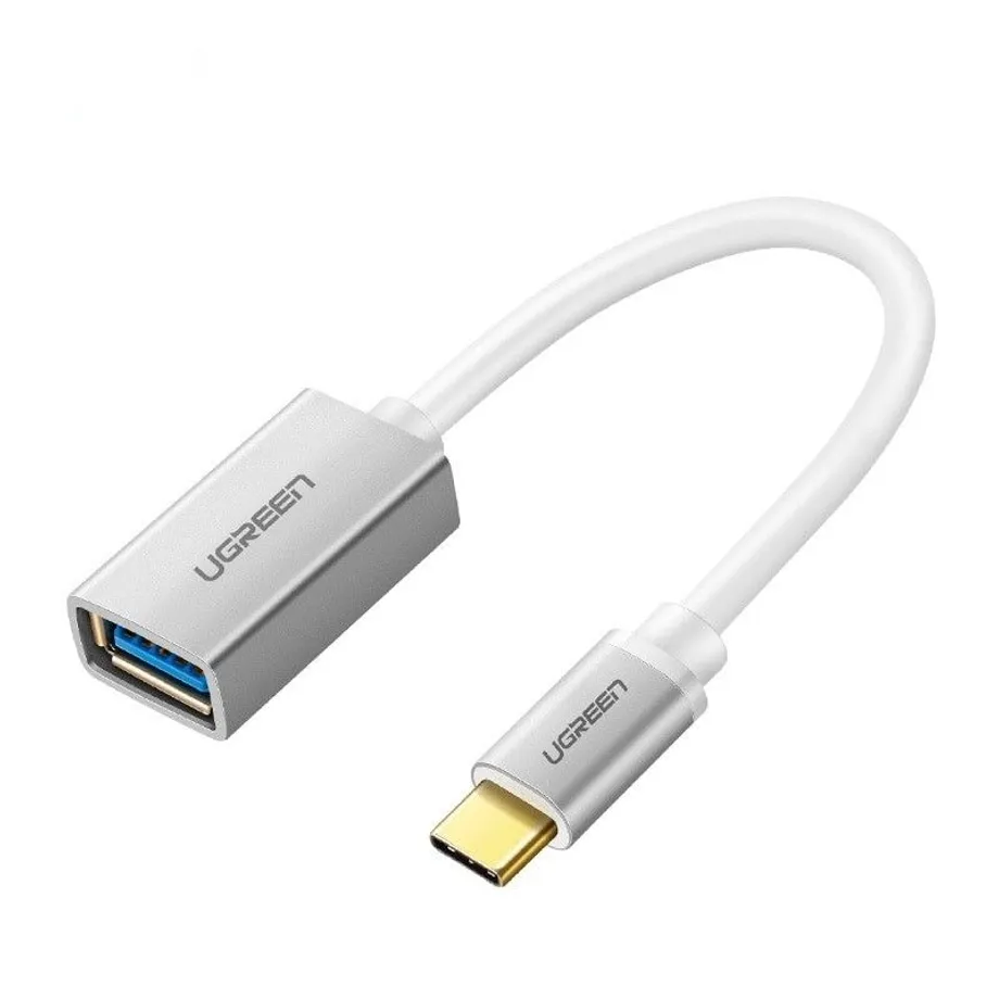 Adaptér USB-C na USB.0 Christeen stribrna