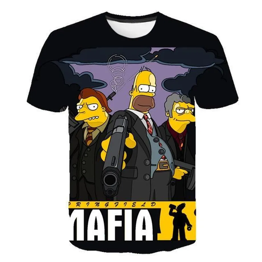 Unisex 3D tričko Simpson 926 m