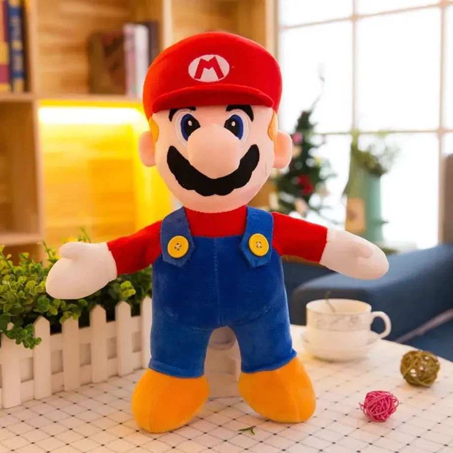 Plyšové hračky Super Mario Bros. Mario a Luigi - měkké hračky pro děti - ideální dárek na Vánoce nebo k narozeninám