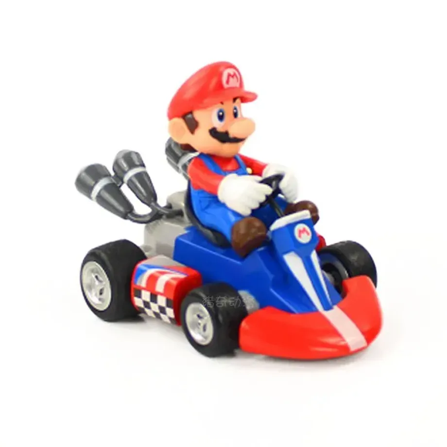 Hračky pro děti - motokára s oblíbenými postavami Super Mario