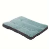 Cut Strips Sleeping Dog Mat Green