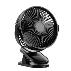 Přenosný kempingový ventilátor s LED světlem s oscilací